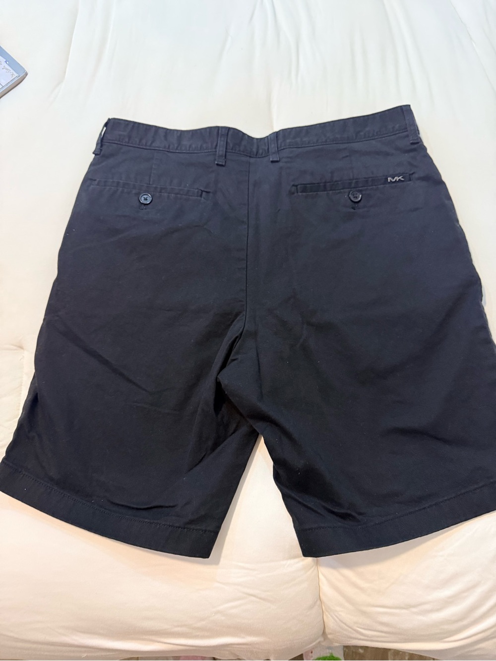 Michael Kors Black Flat Front Men's Shorts